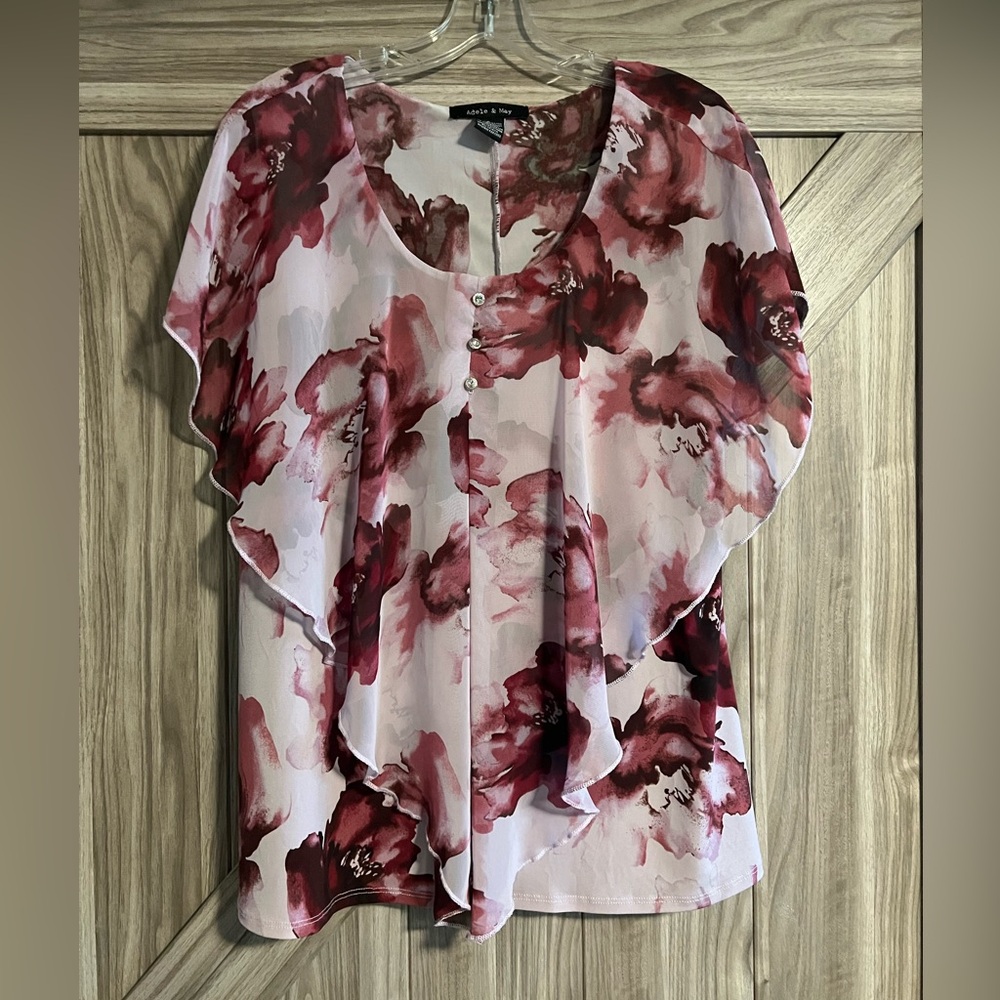 Adele & May Purple floral top